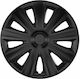 Set Capace De Roți Auto Cridem Aviator Carbon 4 Bucăți Negru 15''