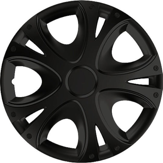 Капаци за джанти Dynamic Bl 4бр - черни - 15''