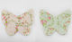 Fabric Pouch for Gift with Theme "Butterflies" Green 12x9cm. 20pcs