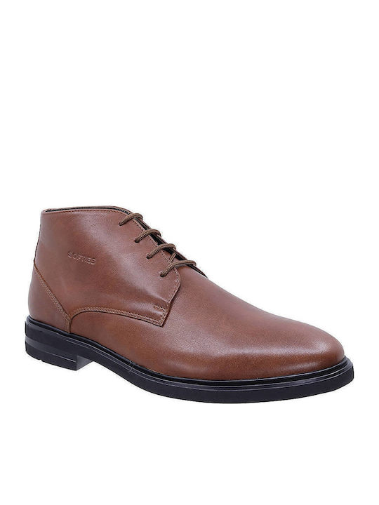 Leder Herren Freizeitschuhe Anatomisch Tabac Braun