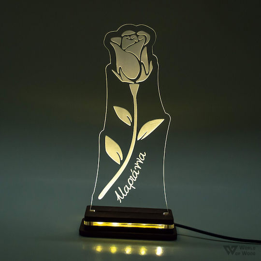 World Of Wood - Led-Leuchte "Rose" W00892