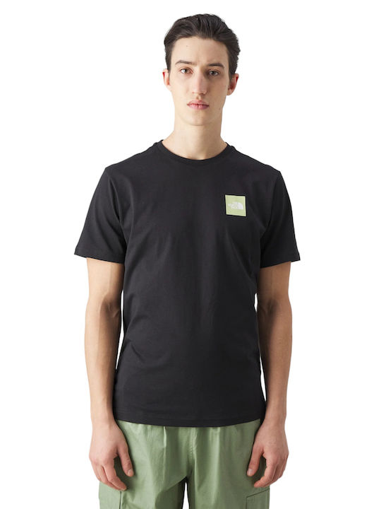 The North Face T-shirt Bărbătesc cu Mânecă Scurtă Negru