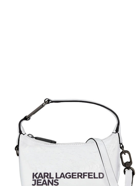 Karl Lagerfeld Damen Tasche Schulter Weiß