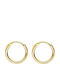 Bode Men's Earrings Hoops made of Steel Gold Plated