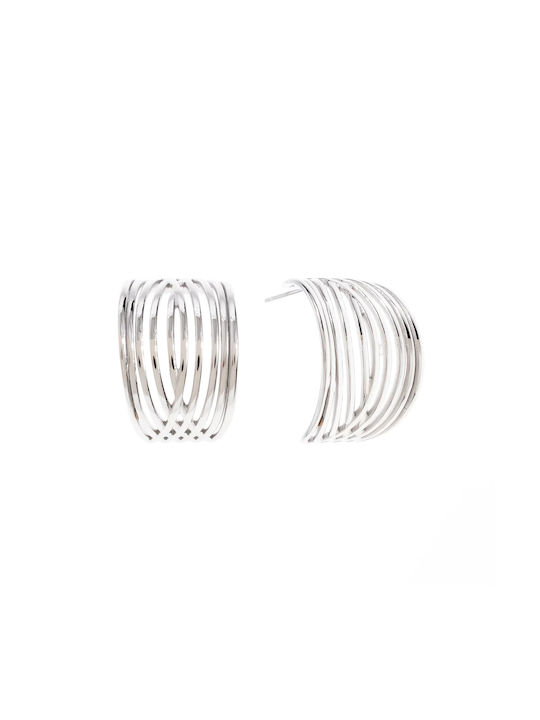 Earrings Hoops made of Steel