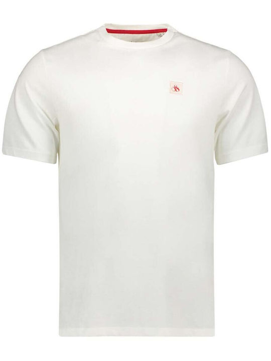 Scotch & Soda Men's Short Sleeve T-shirt White