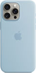 Apple Silicone Case with MagSafe Umschlag Rückseite Silikon Hellblau (iPhone 15 Pro Max)