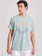 T-shirt Aqua Grey FBM009-089-04-AQUA-GREY