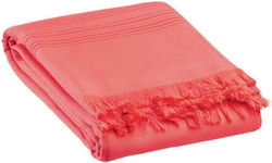 Vivaraise Beach Towel Cotton Pink Vivaraise Beach Towel Cotton Pink