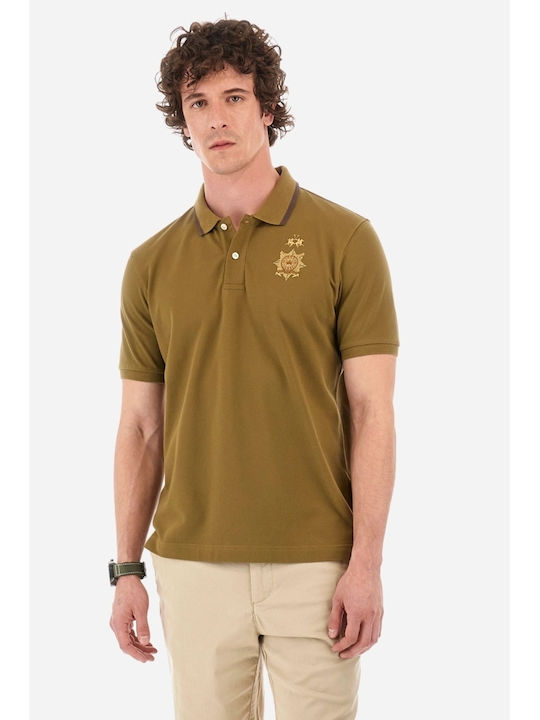 La Martina Men's Blouse Polo Khaki