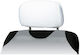 Seat Headrests Cover Albi Kegel 2pcs - White