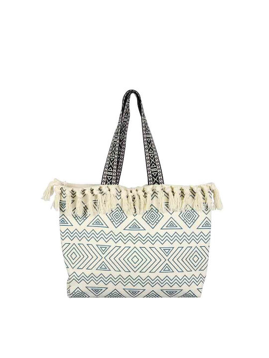 Aquablue Stoff Strandtasche