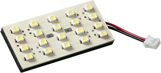 24v Hyper-led - Lampă Pcb 20 Smd - 35x50 Mm - 1 buc - D/blister - Albastru