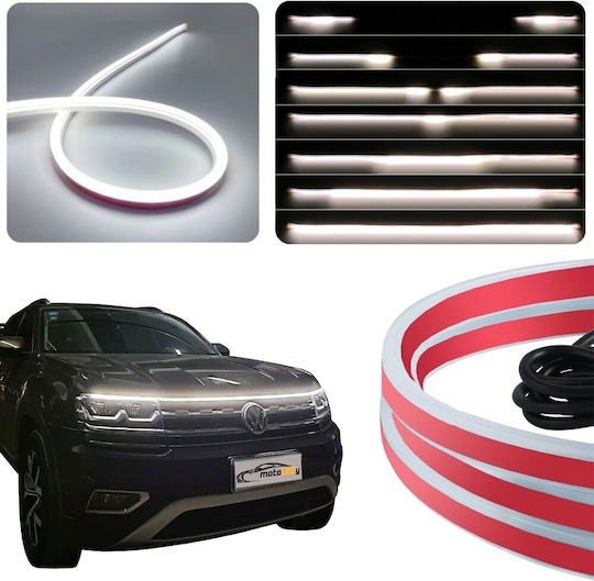 Flexible Daytime Running Lights Under The Hood 120cm Drl Led 12v + Wow - 1 Pc