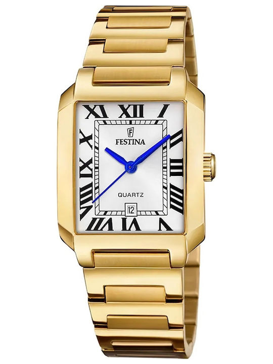 Festina Women's Watch 33mm Battery with Gold Metal Strap