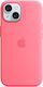 Apple Back Cover Silicone Pink (iPhone 15)