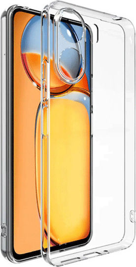 Back Cover Silicone 1.5mm Set with Glass Transparent (Xiaomi Redmi 13C)