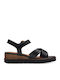 Tamaris Women's Anatomical Platform in Black Color 1-28202-42 003 Black Leather