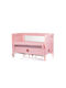Chipolino Loc De Joacă Cu 2 Nivele Cu Saltea Flamingo Linen 125x71cm