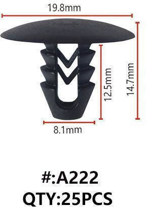 Maestro A222 Karosserieklammern (Baumtyp)