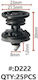 Maestro D222 Plastic clips for doors (door Trim Panel)