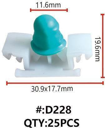 Maestro D228 Пластмасови клипсове за врати (панел на вратата)