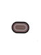 Non-Slip Bath Mat Oval 00173 Dark Coffee 60x40cm