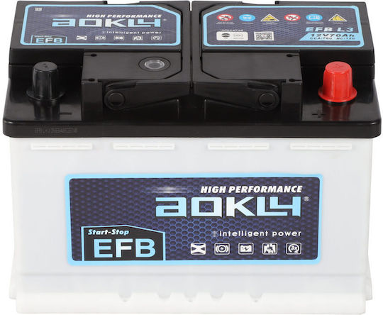 Μπαταρία Φορτηγών Efb Start And Stop Aokly 70α (276*175*190)