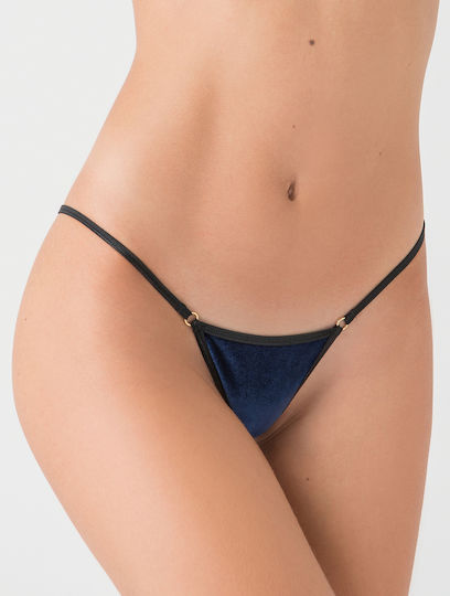 Milena by Paris Γυναικείο Sexy Slip Μπλε