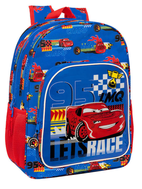 Σχολική Τσάντα Cars Race Ready Μπλε 33 X 42 X 14 Cm