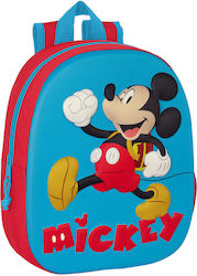 Schultasche Mickey Mouse Clubhouse 3d 27 X 33 X 10 Cm Rot Blau