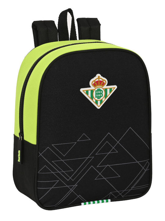 Σχολική Τσάντα Real Betis Balompié Μαύρο Γκράφιτι 22 X 27 X 10 Cm