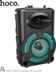 Hoco Karaoke System with a Wired Microphone DS34 in Black Color