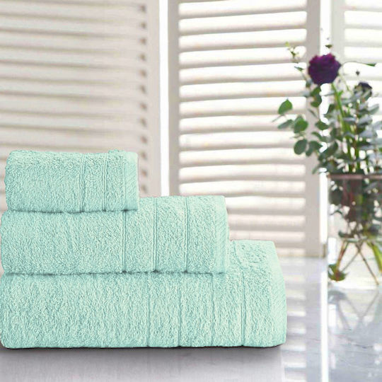 Casa Colori Bath Towel Set 3pcs Turquoise Weight 550gr/m²
