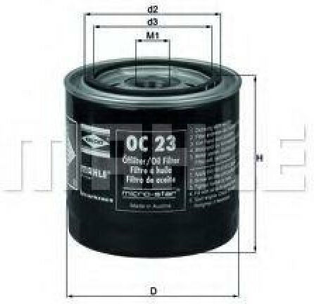 Mahle Φίλτρο Λαδιού Αυτοκινήτου για Ford
