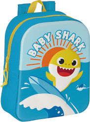 Σχολική Τσάντα Baby Shark 3d Μπλε 22 X 27 X 10 Cm