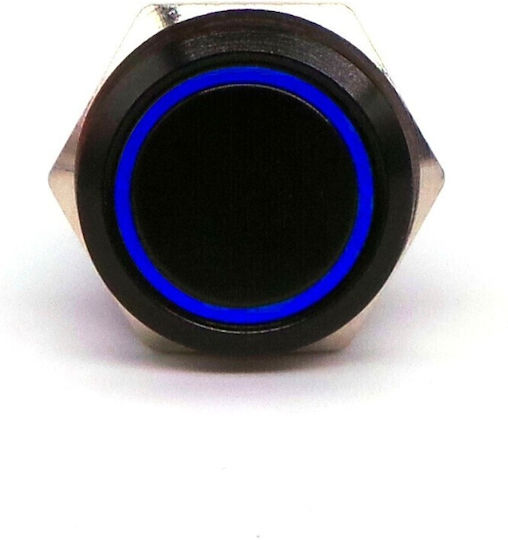 Comutator On/Off auto 12V 50000 Albastru