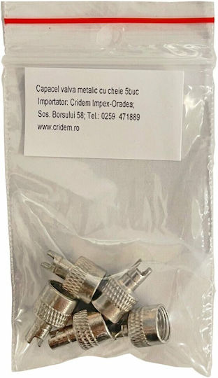 Capac metalic cu cheie pentru supapă 5pcs
