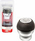 4cars Fibra de carbon imitație de fibră de carbon Gear Shift Knob Round