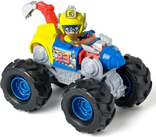 T-Racers Turbo Truck Turbo Digger – Superfahrzeug mit 1 exklusiven Fahrer und 1 exklusiven Fahrzeug. Kompatibel mit anderen T-Racer Autos