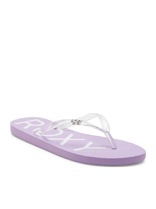 Roxy Viva Jelly Women's Flip Flops Purple