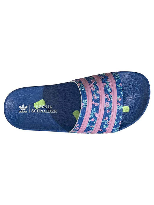 Adidas Adilette Frauen Flip Flops in Blau Farbe