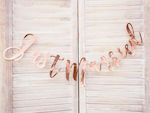 PartyDeco Garland for Party in Rose Gold color 20pcs