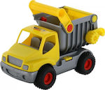 Vehicle Construck Tipper Yellow In Grid