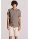 Short-sleeved Linen Shirt Brown