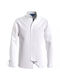 Tommy Hilfiger Men's Shirt Long Sleeve Linen White