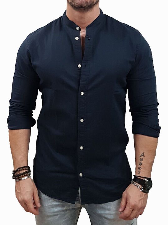 Jack & Jones Jjelinen Long Sleeve Linen Slim Fi...