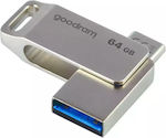 GoodRAM 64GB USB 3.2 Stick Gri