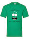 Tricou verde Rick And Morty Original Fruit Of The Loom 100% bumbac No21