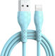 XO NB240 Редовна USB-A към Lightning кабел Син 1м